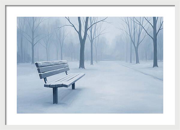 Winter Serenity In Snow