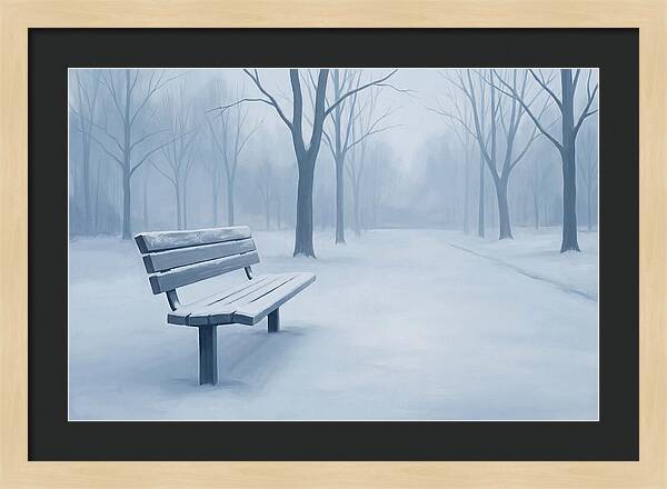Winter Serenity In Snow