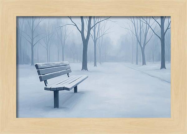 Winter Serenity In Snow