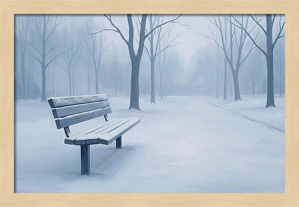 Winter Serenity In Snow