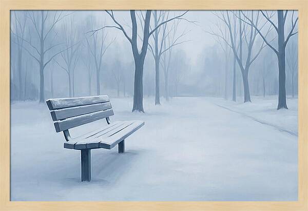 Winter Serenity In Snow