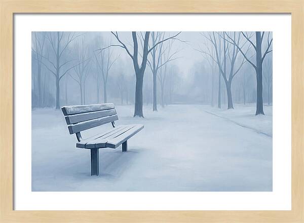 Winter Serenity In Snow