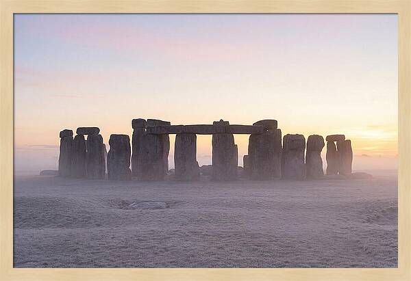 Winter Solstice Light Over Stonehenge
