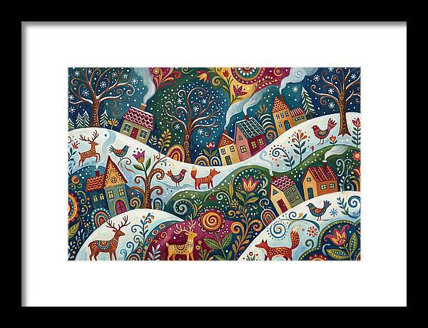 Winter Wonderland Folk Art