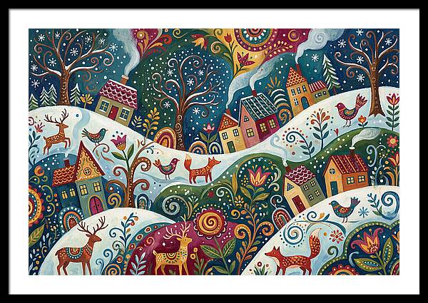 Winter Wonderland Folk Art