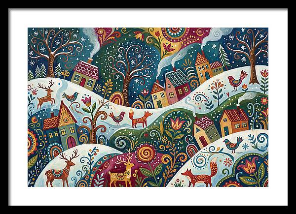 Winter Wonderland Folk Art