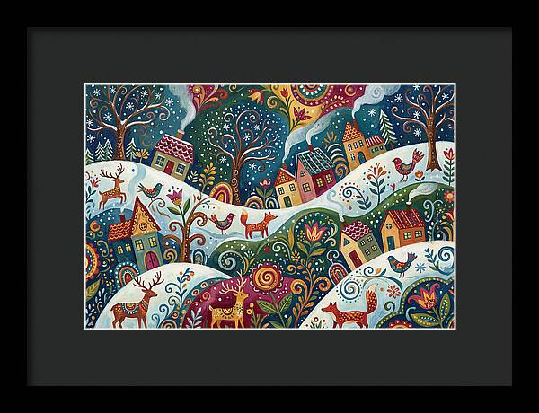 Winter Wonderland Folk Art
