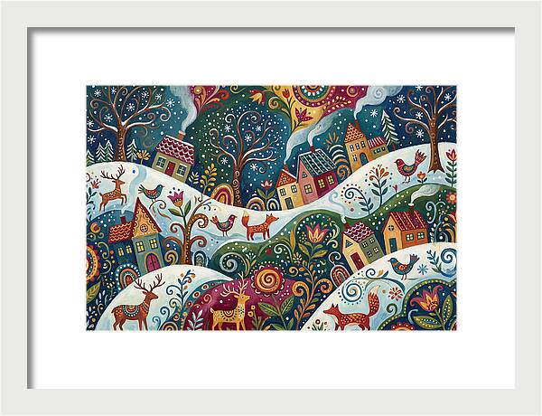 Winter Wonderland Folk Art