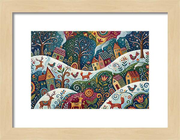 Winter Wonderland Folk Art