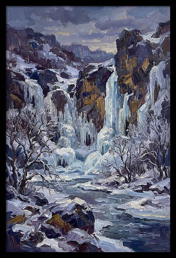Winters Tranquil Icicles