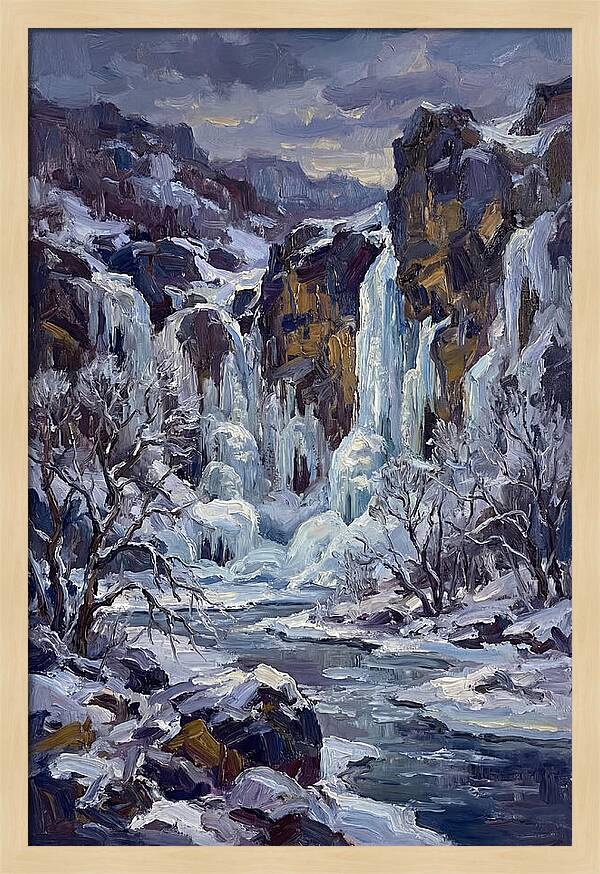 Winters Tranquil Icicles