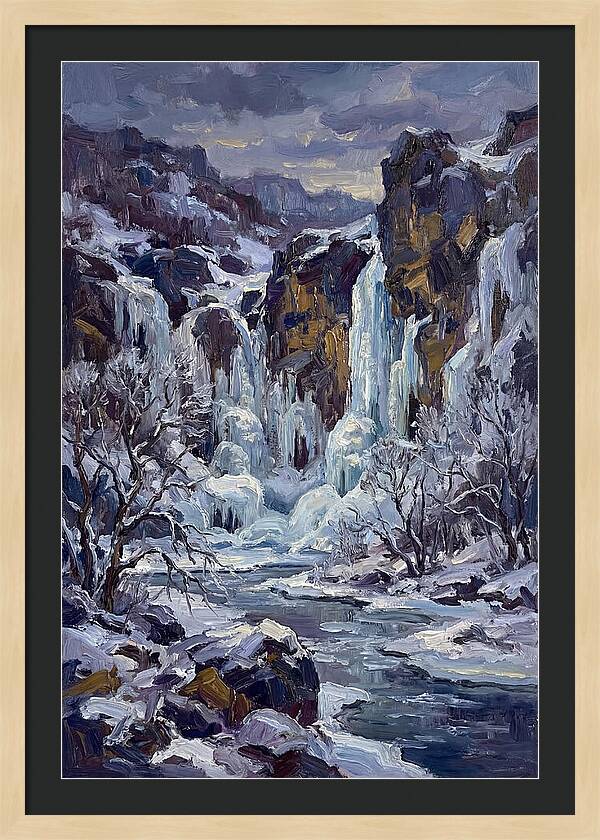 Winters Tranquil Icicles