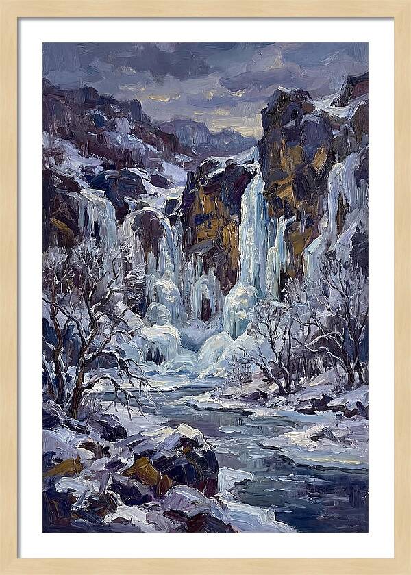 Winters Tranquil Icicles