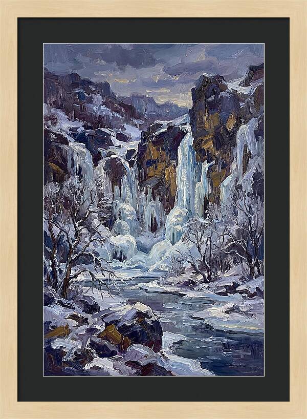 Winters Tranquil Icicles
