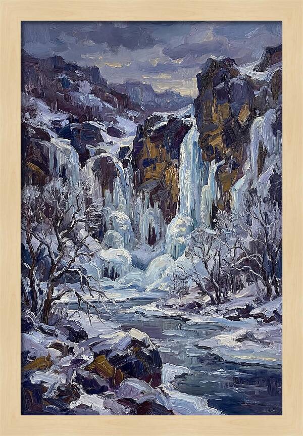 Winters Tranquil Icicles