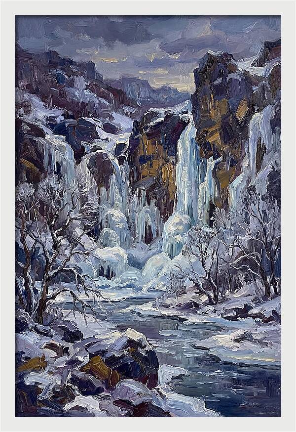 Winters Tranquil Icicles
