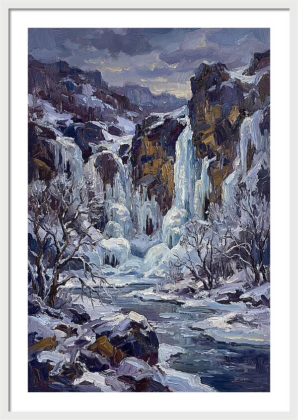 Winters Tranquil Icicles
