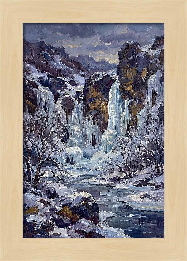 Winters Tranquil Icicles