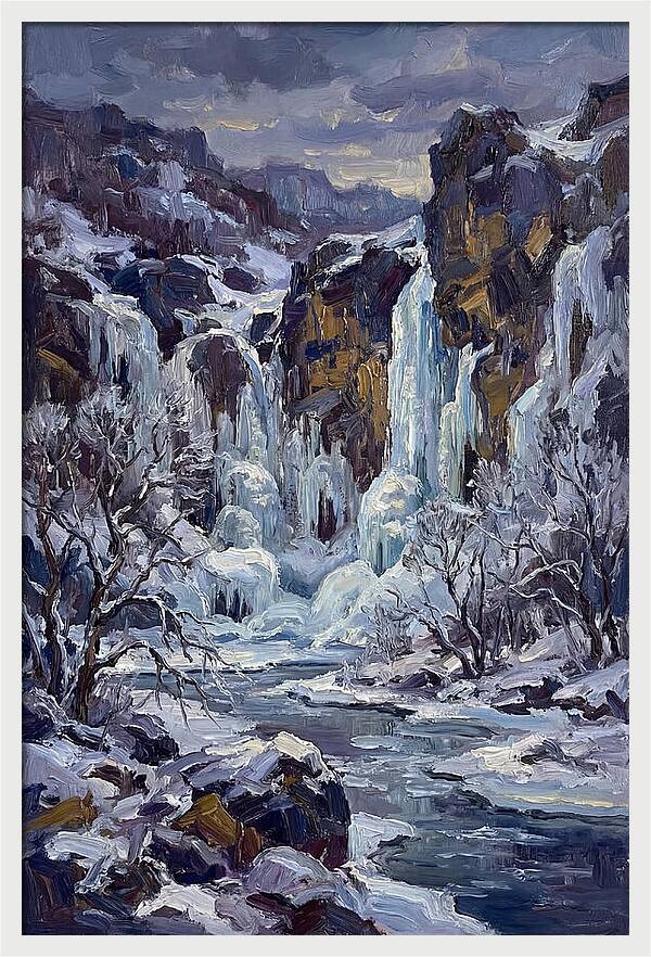 Winters Tranquil Icicles
