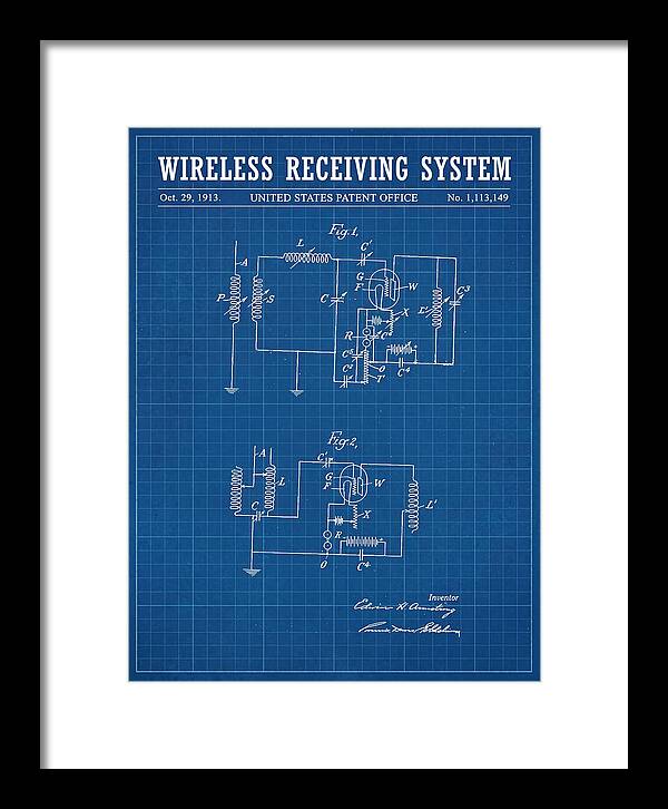 Wireless Receiving System Armstrong Regenerative Blueprint Patent Us1113149a