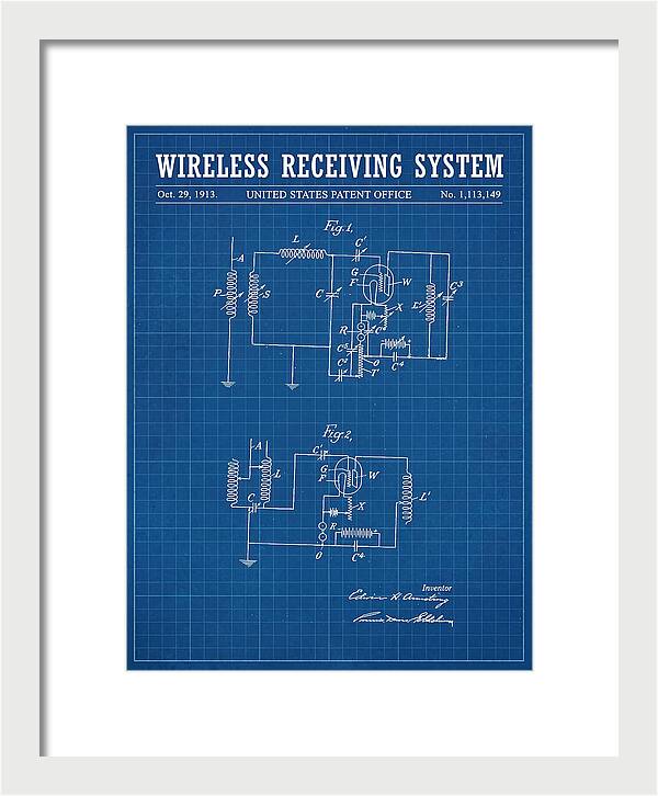 Wireless Receiving System Armstrong Regenerative Blueprint Patent Us1113149a