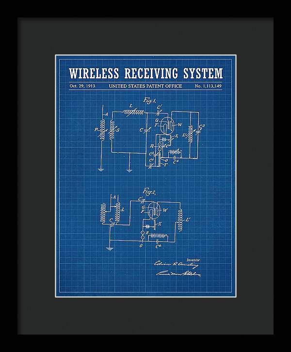 Wireless Receiving System Armstrong Regenerative Blueprint Patent Us1113149a