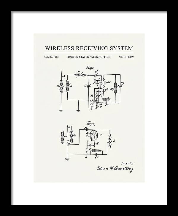 Wireless Receiving System Armstrong Regenerative Minimalist Patent Us1113149a