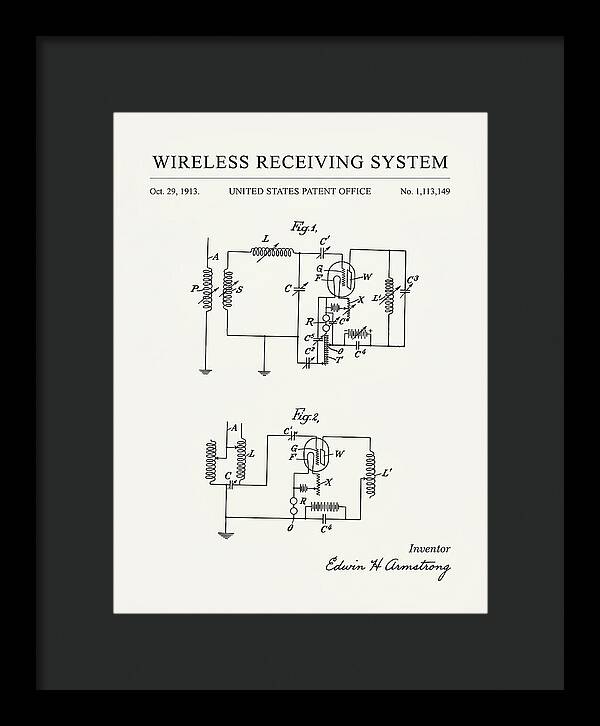 Wireless Receiving System Armstrong Regenerative Minimalist Patent Us1113149a