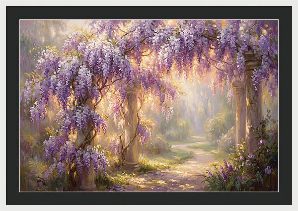 Wisteria Arch In Bloom
