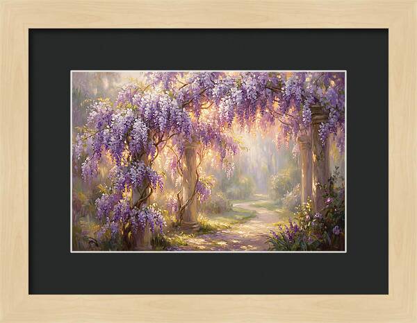 Wisteria Arch In Bloom