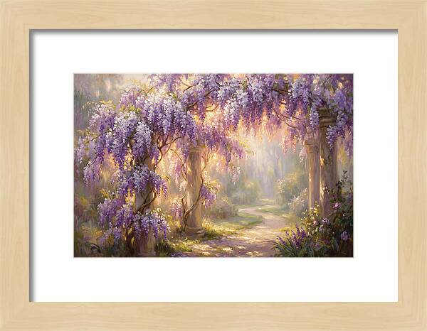 Wisteria Arch In Bloom