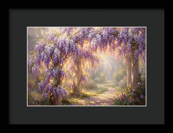 Wisteria Arch In Bloom