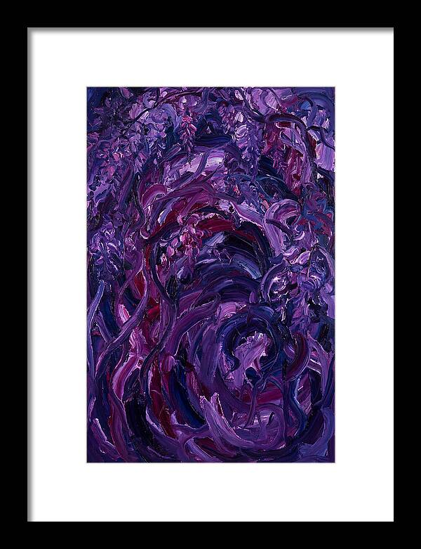 Wisteria Arch In Expressionist Style