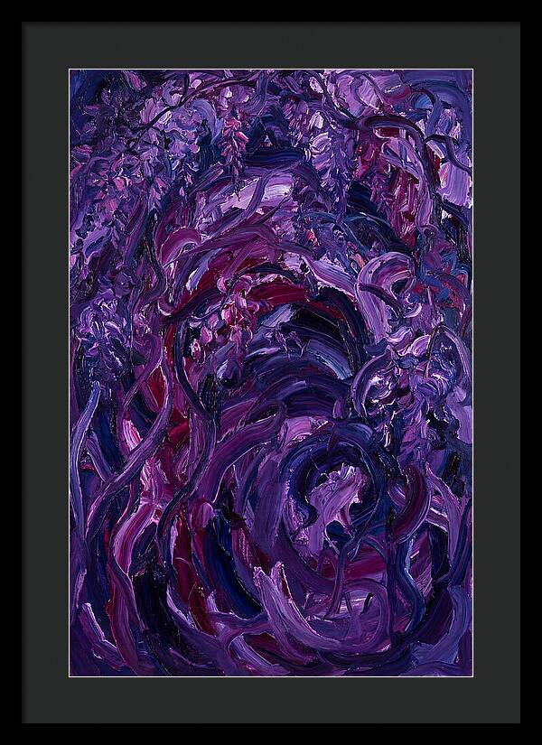 Wisteria Arch In Expressionist Style