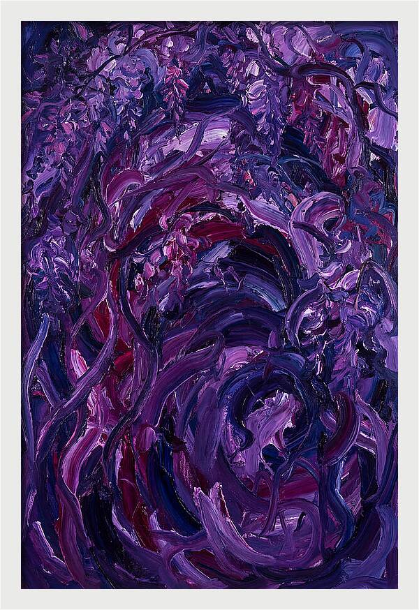 Wisteria Arch In Expressionist Style