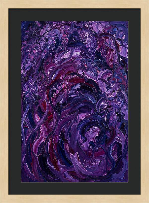 Wisteria Arch In Expressionist Style