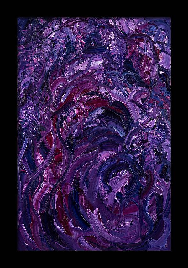 Wisteria Arch In Expressionist Style