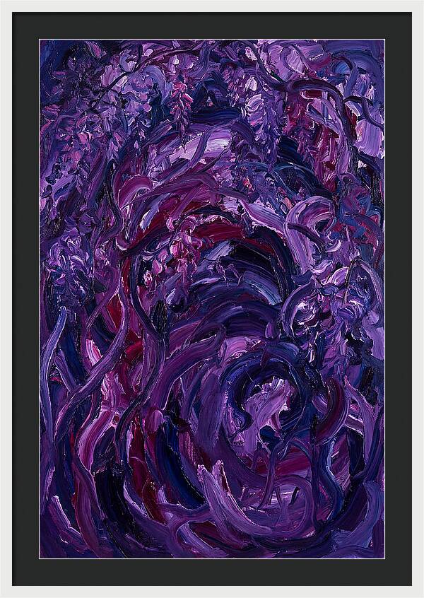 Wisteria Arch In Expressionist Style