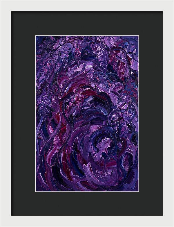 Wisteria Arch In Expressionist Style