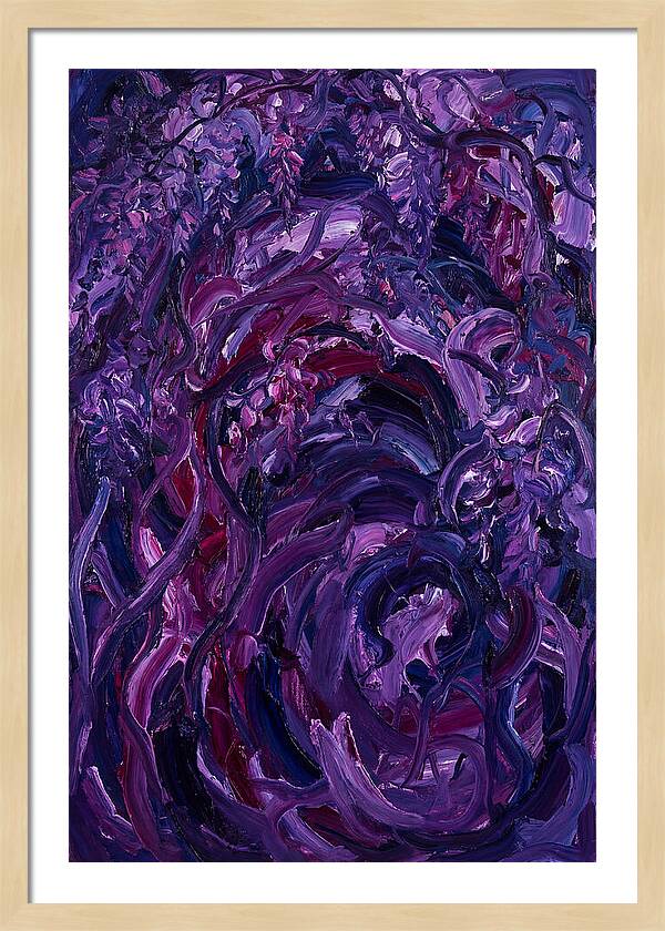 Wisteria Arch In Expressionist Style