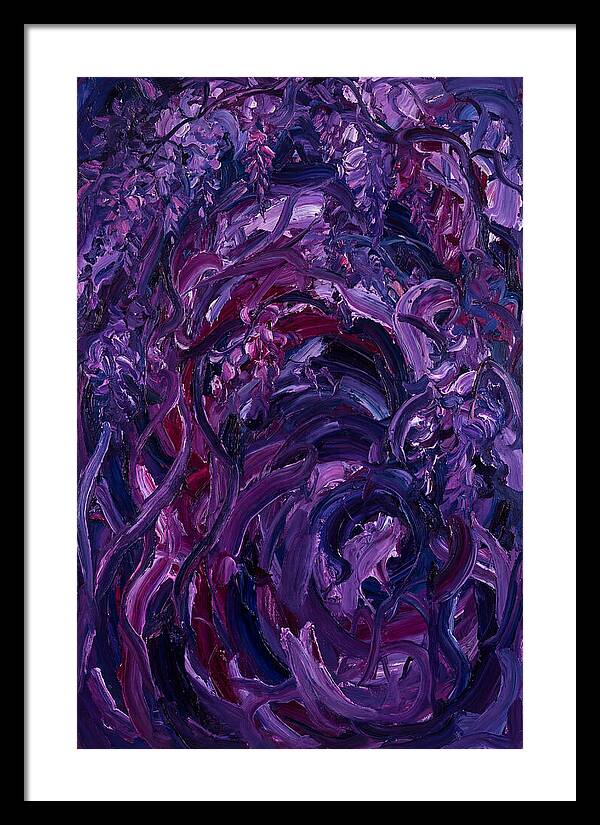 Wisteria Arch In Expressionist Style