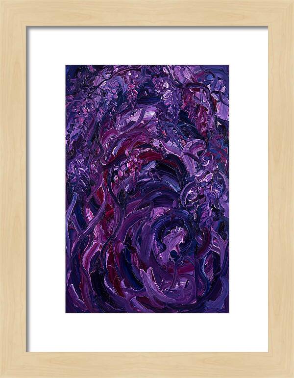 Wisteria Arch In Expressionist Style