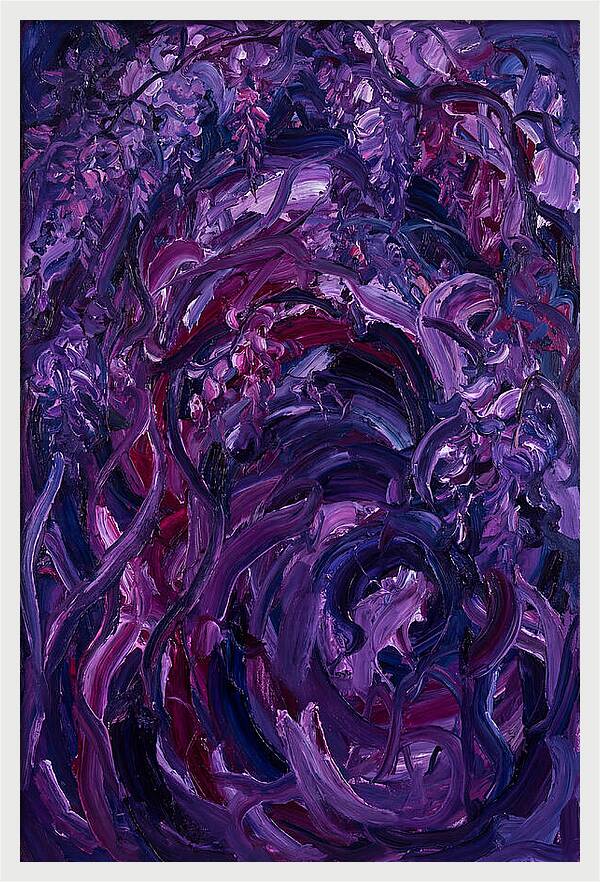 Wisteria Arch In Expressionist Style