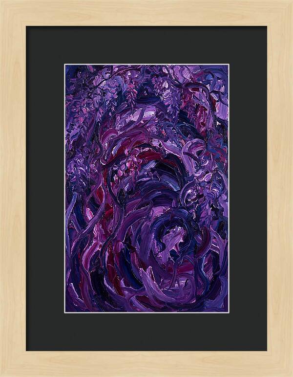 Wisteria Arch In Expressionist Style
