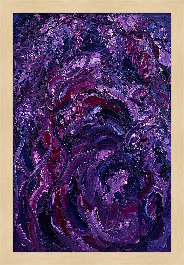 Wisteria Arch In Expressionist Style