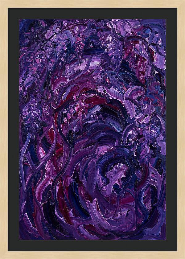 Wisteria Arch In Expressionist Style