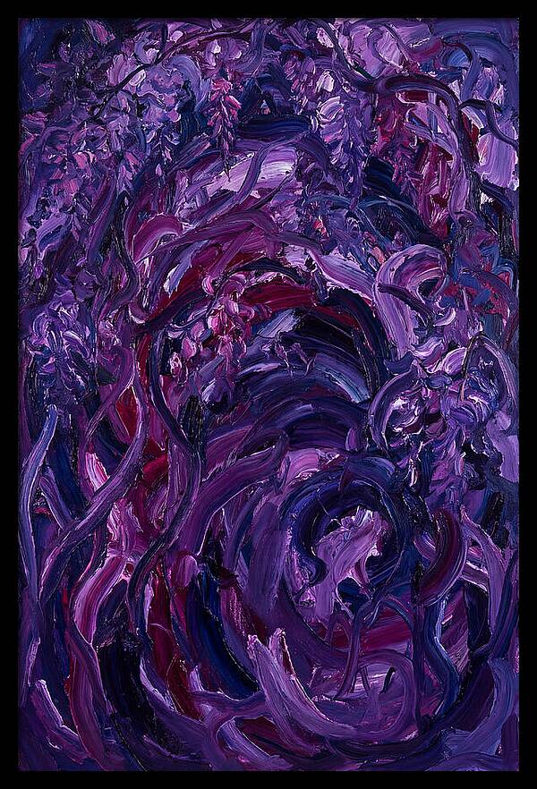Wisteria Arch In Expressionist Style