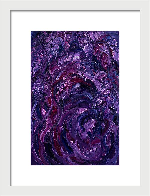 Wisteria Arch In Expressionist Style