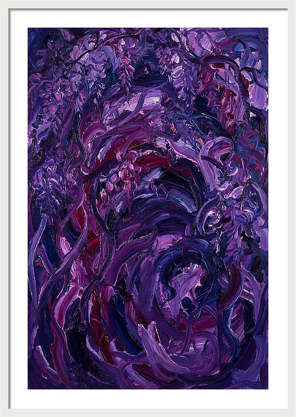 Wisteria Arch In Expressionist Style