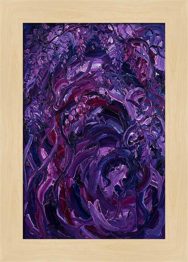 Wisteria Arch In Expressionist Style